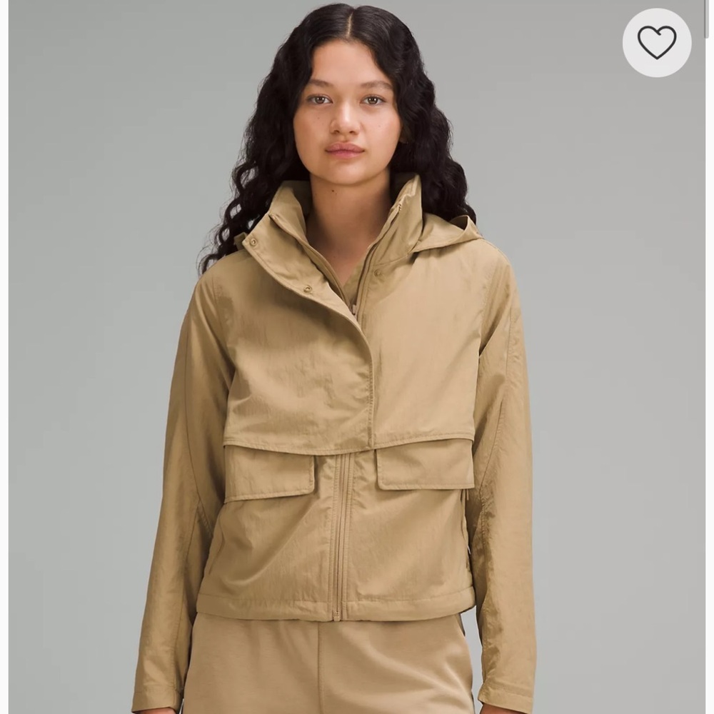 NWT. Lululemon Always Effortless Jacket. TRENCH. Size 10.